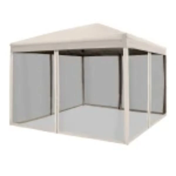 Outsunny 3 X 3(m) Pop Up Gazebo Beige 1 Outsunny 3 X 3(m) Pop Up Gazebo Beige