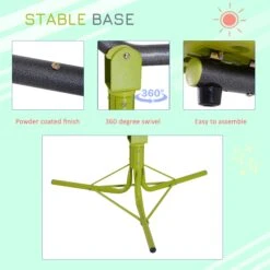 HOMCOM Kids Seesaw - Green -OUTSUNNY Store 0Md9bb17dc1659e9c