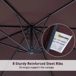 OUTSUNNY Oasis Patio Offset Umbrella 9 OUTSUNNY Oasis Patio Offset Umbrella -OUTSUNNY Store 0pWf4617dc1410461 jpg