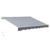 Outsunny Retractable Awning 2.5m X 2m - Grey