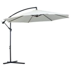 Outsunny Banana Parasol 3m - Cream White