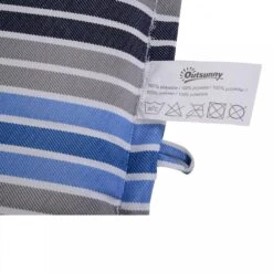 Outsunny Set Of 2 Durable Swing Chair Cushions - Blue 11 Outsunny Set Of 2 Durable Swing Chair Cushions - Blue -OUTSUNNY Store 1623856923 93469300