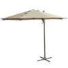 Outsunny Adjustable Angle Hanging Parasol 3 M - Khaki