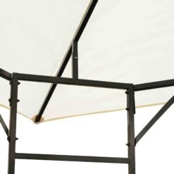 Outsunny Metal Frame Garden Gazebo Black/ Cream 14 Outsunny Metal Frame Garden Gazebo Black/ Cream -OUTSUNNY Store 1624009228 37140700
