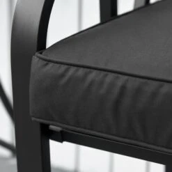 Outsunny-2 Seater Outdoor Bench Cushion Black -OUTSUNNY Store 1624014774 43834700