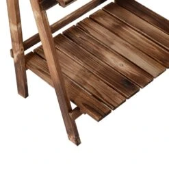 Outsunny 3 Tier Wooden Flower Pot Stand 10 Outsunny 3 Tier Wooden Flower Pot Stand -OUTSUNNY Store 1624015028 84992000