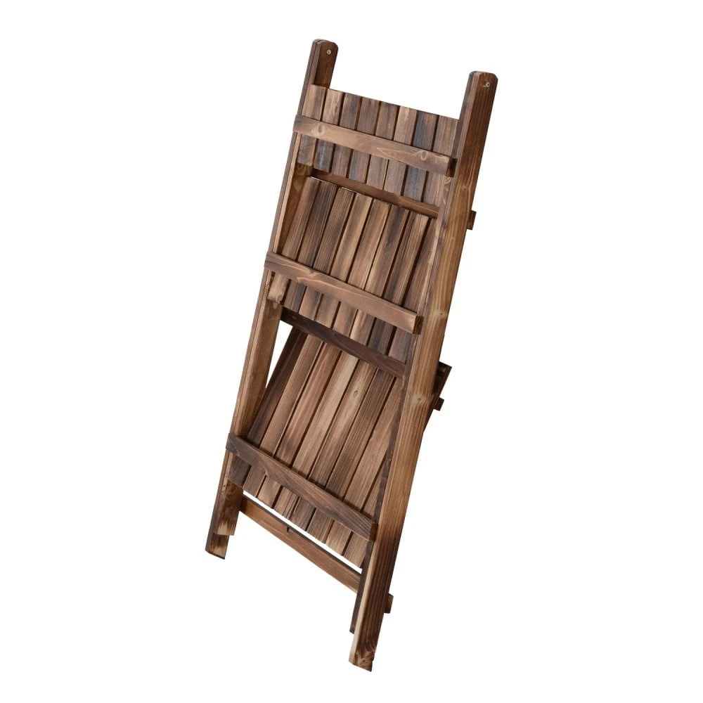 Outsunny 3 Tier Wooden Flower Pot Stand 4 Outsunny 3 Tier Wooden Flower Pot Stand - Image 4