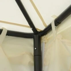 Oasis 3 M X 3 M 2 Tier Draper Garden Gazebo/ Marquee - Cream -OUTSUNNY Store 1624015336 76213700