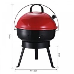 Outsunny Compact Portable Charcoal BBQ Grill - Red 18 Outsunny Compact Portable Charcoal BBQ Grill - Red -OUTSUNNY Store 1624015461 68417100 e8a6c27d 76bf 45fa 8d9e 995fe0ad8998