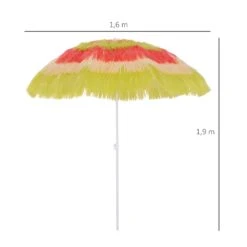 Oasis Hawaiian Style Garden Umbrella Parasol With Tilt - Multi Colour -OUTSUNNY Store 1624015512 84629000 3b147bdc 9eac 4818 bf7b 1a7e87b9f50d
