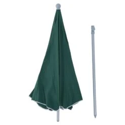 Oasis 2.2 M Steel Beach Umbrella Parasol - Dark Green 17 Oasis 2.2 M Steel Beach Umbrella Parasol - Dark Green -OUTSUNNY Store 1624015569 54619100