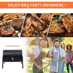 Outsunny Compact Steel Portable Charcoal BBQ Grill - Black 15 Outsunny Compact Steel Portable Charcoal BBQ Grill - Black -OUTSUNNY Store 1624015699 07682400 778f9b6e 4949 4681 b5b9 828f04eae1fb
