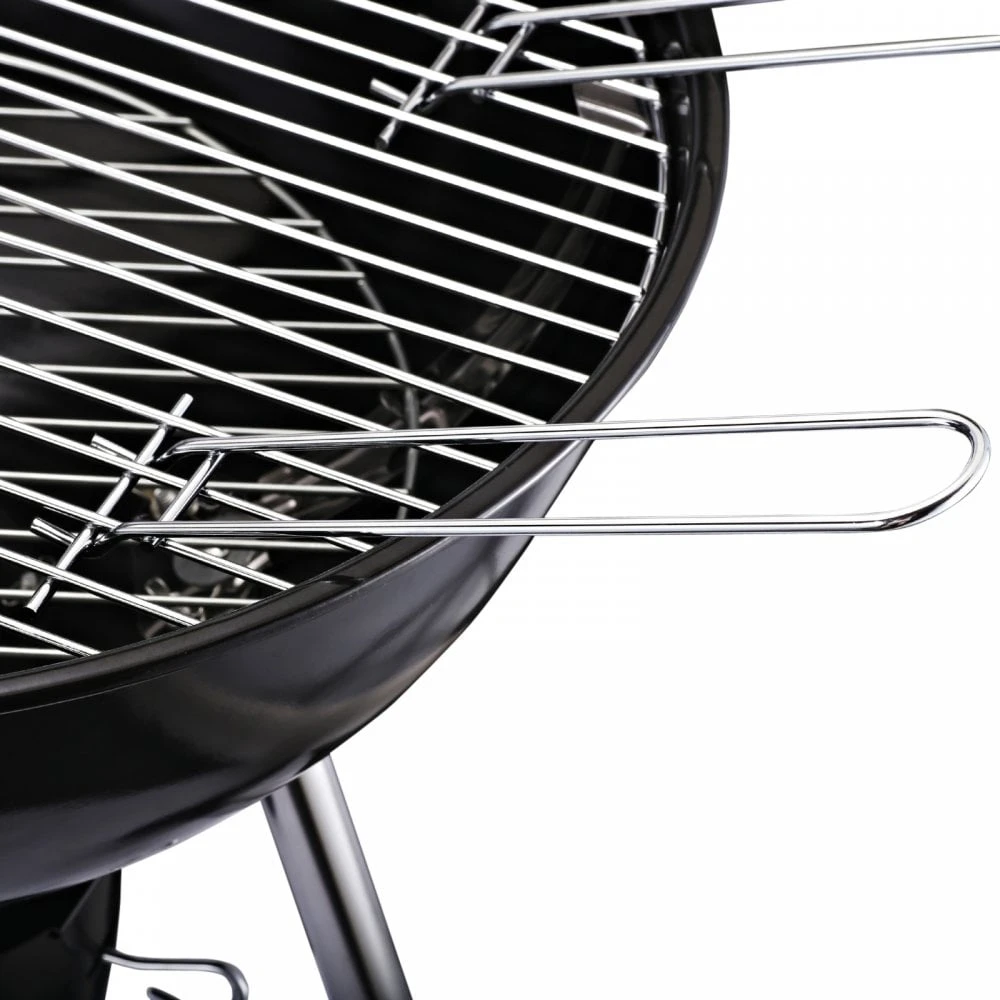 Outsunny Portable Steel Charcoal BBQ Grill With Wheels And Lid 3 Outsunny Portable Steel Charcoal BBQ Grill With Wheels And Lid - Image 3
