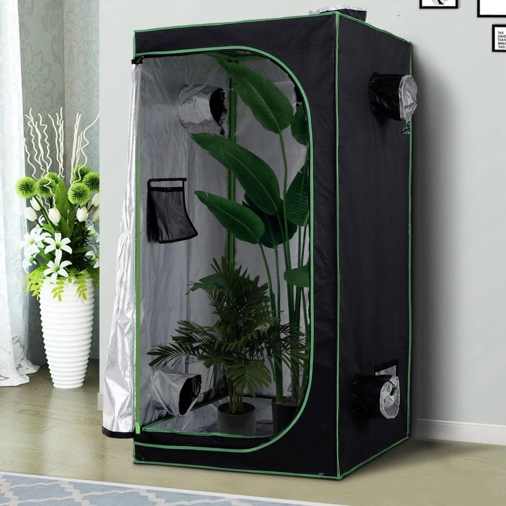 Outsunny Hydroponic Plant Grow Tent 80L X 80W X 160Hcm 2 Outsunny Hydroponic Plant Grow Tent 80L X 80W X 160Hcm - Image 2