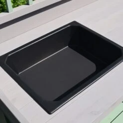 HOMCOM Fir Wood Potting Table 92Lx42.5Wx119.5H Cm Grey -OUTSUNNY Store 1624016094 44954600