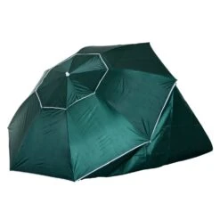 Outsunny Beach Canopy Parasol With Side Panels 2 M- Green -OUTSUNNY Store 1624016128 57371600