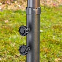 Outsunny Double Sided Umbrella Parasol With Cross Base 4.6 M - Khaki -OUTSUNNY Store 1624016280 56229500 6216d005 03c6 443a ac19 b1e7acb8c59a