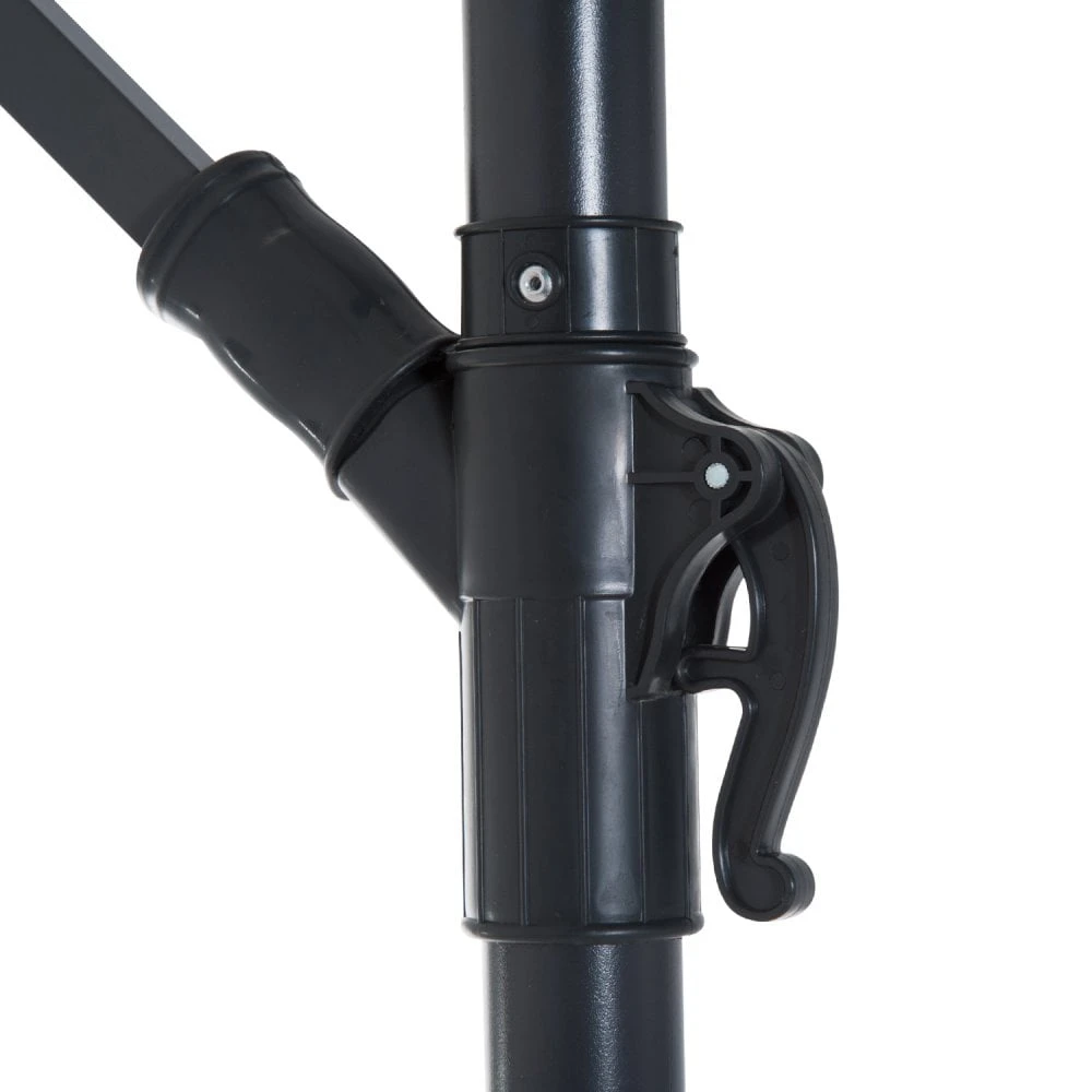 Oasis 3 M Garden Banana Hanging Parasol Umbrella - Green 5 Oasis 3 M Garden Banana Hanging Parasol Umbrella - Green - Image 5