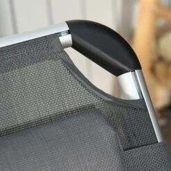 Outsunny Sun Lounger With Pillow - Grey -OUTSUNNY Store 1624025930 75234600 7360ba9f 3baf 4ce4 849d f5bf9c27424c