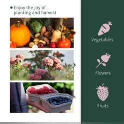 Outsunny PVC Greenhouse Tunnel Steel Frame Transparent 250x100x80cm -OUTSUNNY Store 1624026057 11273400 7c1d2f68 b826 4e70 8920 258a460d646b