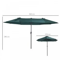 Oasis 4.6 M Double-Sided Umbrella Parasol - Green 14 Oasis 4.6 M Double-Sided Umbrella Parasol - Green -OUTSUNNY Store 1624026294 77184700 8a245ab8 9275 4673 aaec 8d51b9bc13e9