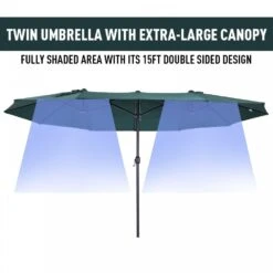 Oasis 4.6 M Double-Sided Umbrella Parasol - Green 18 Oasis 4.6 M Double-Sided Umbrella Parasol - Green -OUTSUNNY Store 1624026296 23906700 6ac6c4ef 8535 4547 ba31 77075dd06c9a