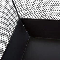 Outsunny Stove Garden Square Fire Pit Black 16 Outsunny Stove Garden Square Fire Pit Black -OUTSUNNY Store 1624028855 56653500