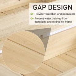 Outsunny 2-Piece Solid Fir Wood Plant Raised Bed -OUTSUNNY Store 1624029669 28767000 d2188fed eaaf 4a87 890a b636d970f926