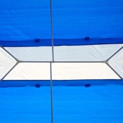 Oasis 4 X 3 M Steel Frame Gazebo/ Party Tent With Window - Blue -OUTSUNNY Store 1624030560 79483500 d6ccec24 26df 4aa0 9bae d318d11e11ae