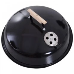 Outsunny Portable Round Charcoal Grill BBQ - Black -OUTSUNNY Store 1624031116 78778600