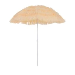 Oasis Hawaiian Style Garden Umbrella Parasol With Tilt - Yellow
