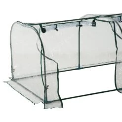 Steel Frame Portable Plastic Cover Greenhouse -OUTSUNNY Store 1624031642 99501900