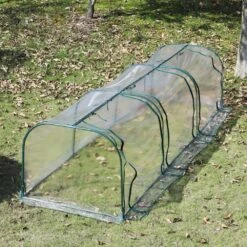 Steel Frame Portable Plastic Cover Greenhouse -OUTSUNNY Store 1624031648 25869700