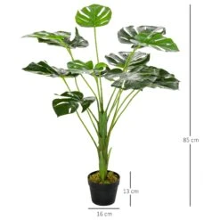 OUTSUNNY Artificial Monstera Plant Tree With Pot 85cm -OUTSUNNY Store 1624032021 65742900 81044fc4 b80a 4989 9de0 2418fdcb6ccd