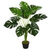 OUTSUNNY Artificial Monstera Plant Tree With Pot 85cm