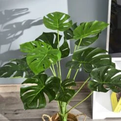 OUTSUNNY Artificial Monstera Plant Tree With Pot 85cm -OUTSUNNY Store 1624032043 00600100 2aa081b5 e4e4 45a1 8d60 56f4e7ff5cd2