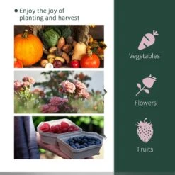 Outsunny Tunnel Greenhouse Green Grow House Steel Frame Garden Outdoor 200 X 100 X 80cm -OUTSUNNY Store 1624274764 54098900 fe00b0a0 b6a4 4d92 90e1 ee96e665f9ba