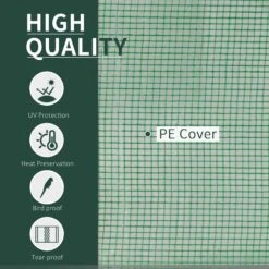 Outsunny Tunnel Greenhouse Green Grow House Steel Frame Garden Outdoor 200 X 100 X 80cm -OUTSUNNY Store 1624274768 14167900 82aa9b4c 0d24 4ced 8415 f139876246b2