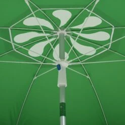 Oasis 1.9 M Beach Umbrella Parasol With Ajustable Angle And Carry Bag - Green 10 Oasis 1.9 M Beach Umbrella Parasol With Ajustable Angle And Carry Bag - Green -OUTSUNNY Store 1624274827 62513400