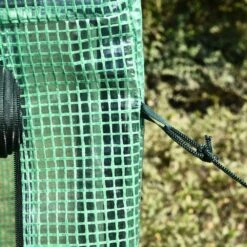 Steel Frame Mesh Cover Greenhouse - Green -OUTSUNNY Store 1624274853 08865700
