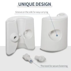 4 Piece Plastic Tent Leg Base Weights - White -OUTSUNNY Store 1624275343 47723700 1396b373 e25c 4267 aa70 15cf626ebe09