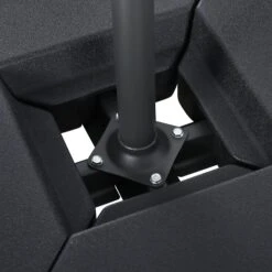 Outsunny 4PCs Fillable Parasol Base W/ Steel Cross Base Garden Umbrella Stand Weight Umbrella Sand Water Plastic Black 13 Outsunny 4PCs Fillable Parasol Base W/ Steel Cross Base Garden Umbrella Stand Weight Umbrella Sand Water Plastic Black -OUTSUNNY Store 1624275428 78112100 d6f072bd 299d 4692 866b d564955a439a