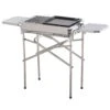 Outsunny Large Stainless Steel Charcoal BBQ Grill - Silver