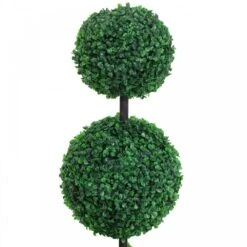 Outsunny Set Of 2 Artificial Topiary Trees, With Pot -OUTSUNNY Store 1624275584 17909800