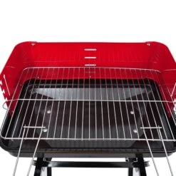 Outsunny Outdoor Foldable Charcoal BBQ Grill With Wheels - Red / Black -OUTSUNNY Store 1624275782 32907500 48fb0f8e b2c0 4d9f bcc2 c4501464a4e7