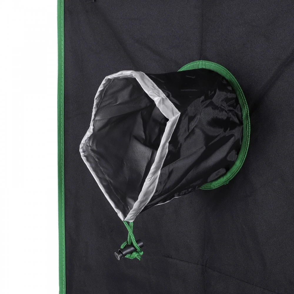 Outsunny Hydroponic Plant Grow Tent Canopy Indoor Reflective Mylar Green Room 600D Oxford 120L X60W X150Hcm Silver 4 Outsunny Hydroponic Plant Grow Tent Canopy Indoor Reflective Mylar Green Room 600D Oxford 120L X60W X150Hcm Silver - Image 4