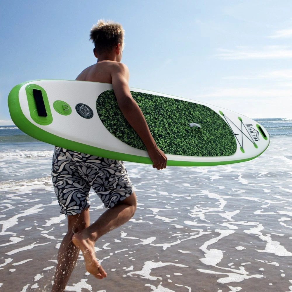 HOMCOM Inflatable Paddle Board Thick Plastic Multi-Layer Shell Non-Slip Panel 2 HOMCOM Inflatable Paddle Board Thick Plastic Multi-Layer Shell Non-Slip Panel - Image 2