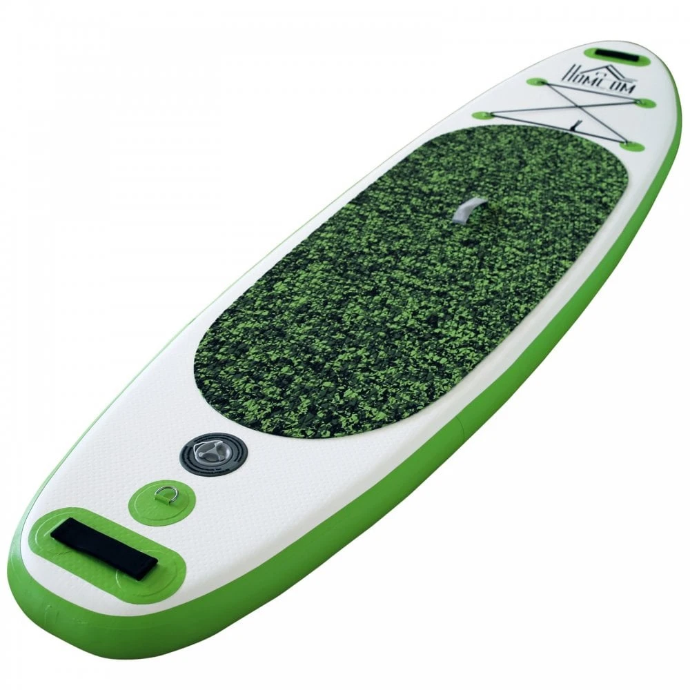 HOMCOM Inflatable Paddle Board Thick Plastic Multi-Layer Shell Non-Slip Panel 1 HOMCOM Inflatable Paddle Board Thick Plastic Multi-Layer Shell Non-Slip Panel
