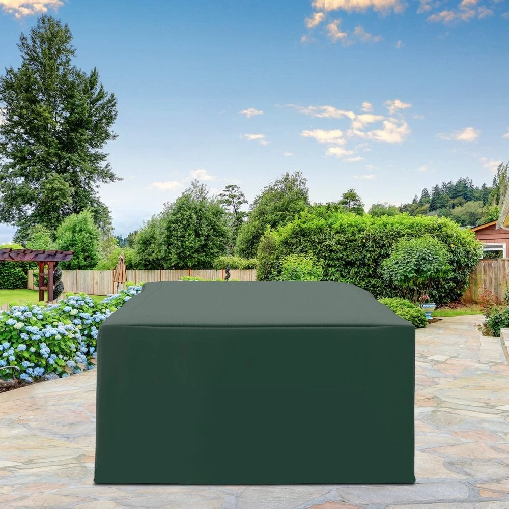 Outsunny Garden Furniture Rectangular Water UV Resistant Cover - Green 10 Outsunny Garden Furniture Rectangular Water UV Resistant Cover - Green - Image 10