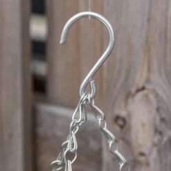 HOMCOM Pack Of 2 Artificial Lisianthus Flowers Hanging Planter With Basket For Indoor Outdoor Decoration Home Garden -OUTSUNNY Store 1645425340 57849600